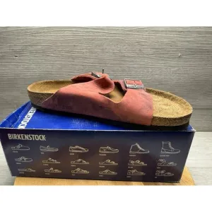 Birkenstock Arizona Big Buckle | Mars Red | Men’s 12 Soft Bed.