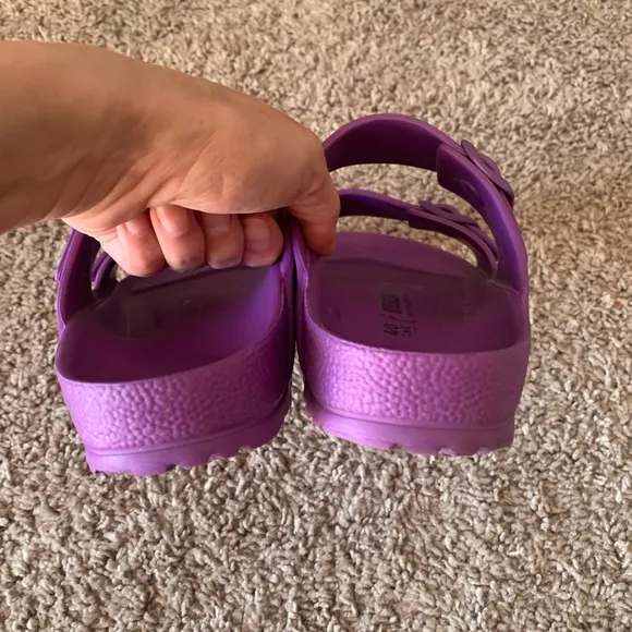 Birkenstock Arizona Eva Pumpkin Sandals Purple Size 40