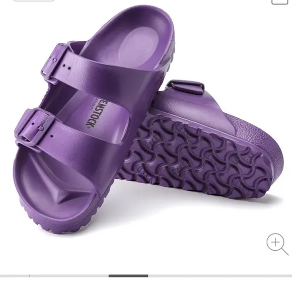 Birkenstock Arizona Eva Pumpkin Sandals Purple Size 40