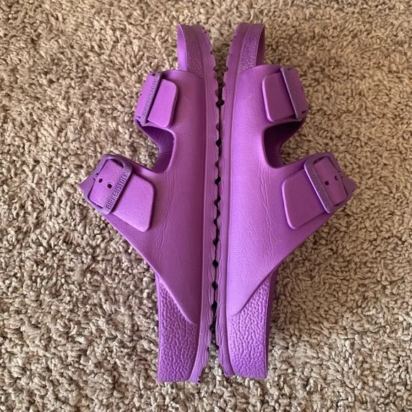 Birkenstock Arizona Eva Pumpkin Sandals Purple Size 40