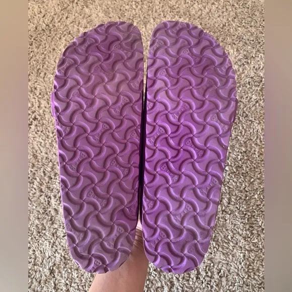 Birkenstock Arizona Eva Pumpkin Sandals Purple Size 40