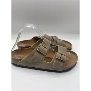 Birkenstock Arizona Sandals Unisex Brown Oiled Leather Vacay 10 US 41 EU New