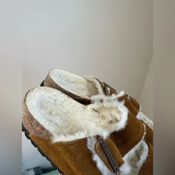 Birkenstock Arizona Shearling Sandals 38/7