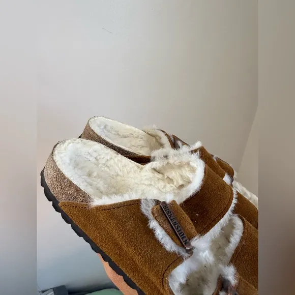 Birkenstock Arizona Shearling Sandals 38/7