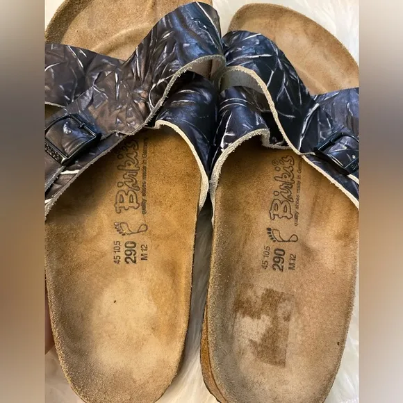 Birkenstock Birki’s Santosa Slides Sandals Men's blue Palm size 12