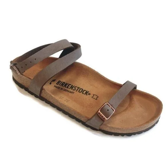 Birkenstock Daloa mocca ankle strap sandals