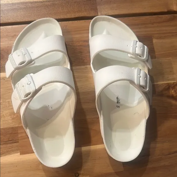 Birkenstock Eva Arizona Sandals | White | EU 39 | US 8-8 1/2