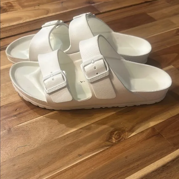 Birkenstock Eva Arizona Sandals | White | EU 39 | US 8-8 1/2
