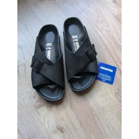 Birkenstock Exquisite Arosa All Leather Black Sandals