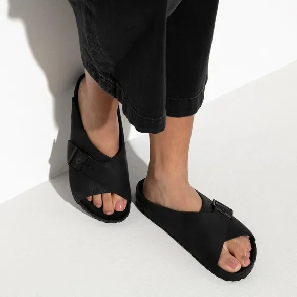 Birkenstock Exquisite Arosa All Leather Black Sandals