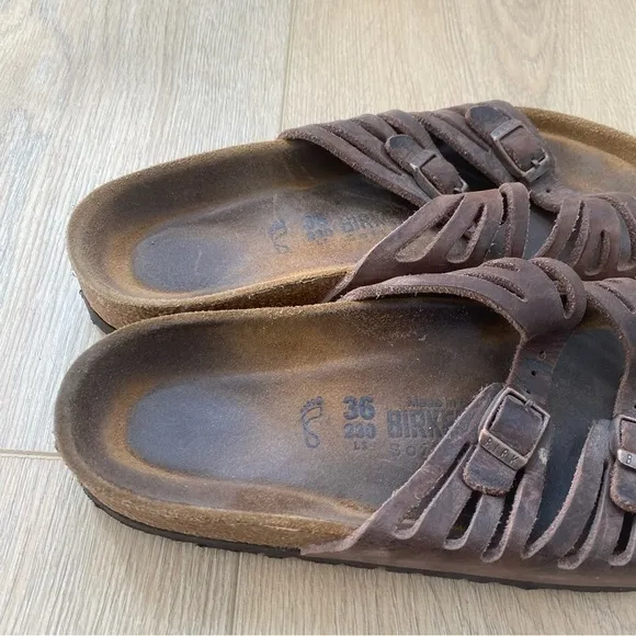 Birkenstock Granada Brown Sandals Women’s Size EU 36 US 5