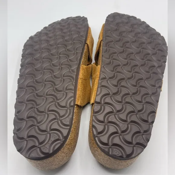 Birkenstock Lugano Soft Footbed Suede Men Sandals