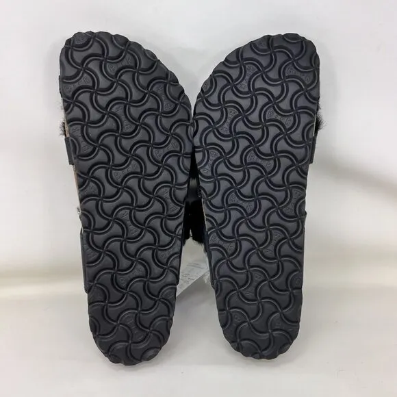 Birkenstock Mayari Shearling Lined Sandals Black Women’s Size 7 / EUR Size 38