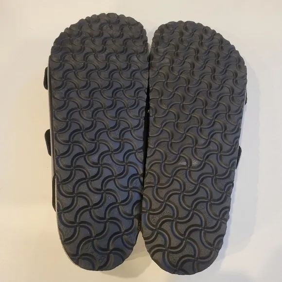 Birkenstock Milano soft Footbed black sandals size M12.