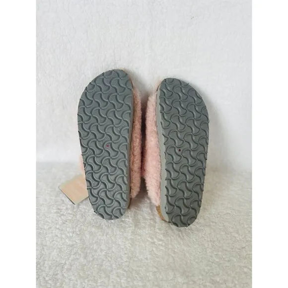 Birkenstock Sandals Papillio Teddy Pink Arizona Big Buckle Shearling EU 39 US 8