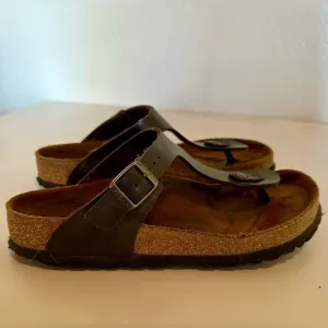 Birkenstock sandals size 38 brown