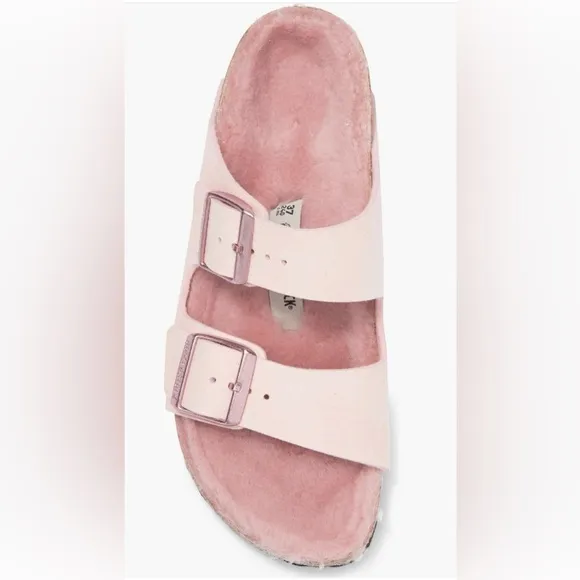 Birkenstock Shearling Arizona Sandals 💗