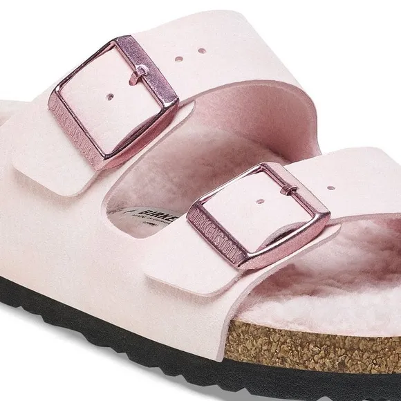 Birkenstock Shearling Arizona Sandals 💗