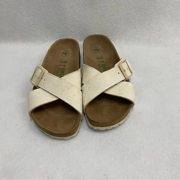 Birkenstock Sienna Vegan Canvas Sandals 40