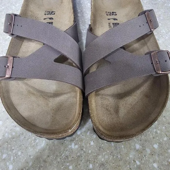 Birkenstock Yao Balance Sandals Mocha Euro 42 Women's 11 US NIB