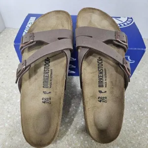Birkenstock Yao Balance Sandals Mocha Euro 42 Women's 11 US NIB
