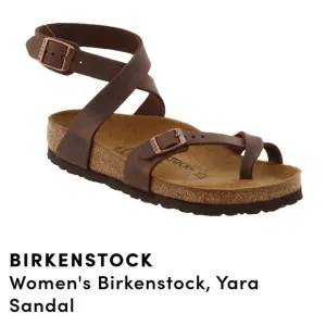 Birkenstock Yara #250 Sandals brown sz 39