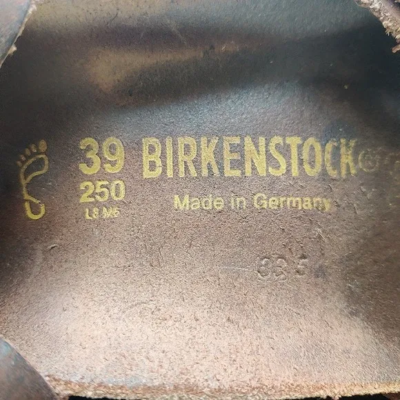 Birkenstock Yara #250 Sandals brown sz 39