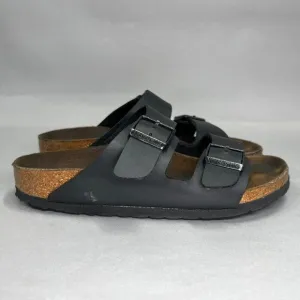 Birkenstock Women's Size 5 Arizona Black Leather Birko-Flor Sandals
