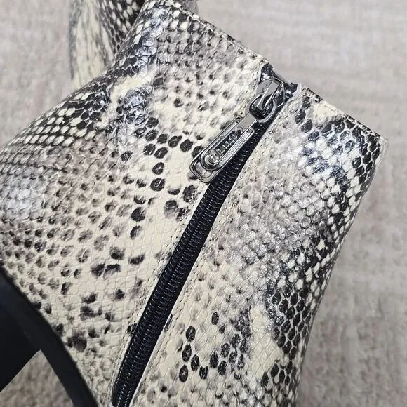BLONDO | Elvina Snakeskin Waterproof Ankle Boots