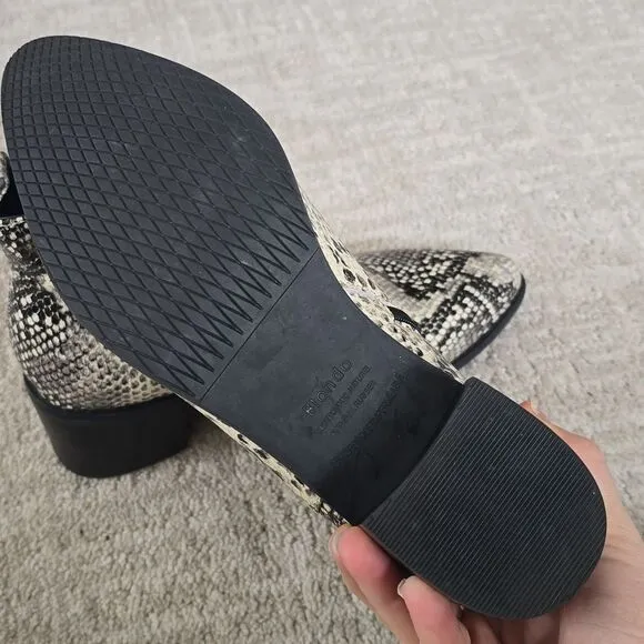 BLONDO | Elvina Snakeskin Waterproof Ankle Boots