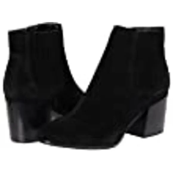 Blondo Sabina Black Suede Leather Waterproof Ankle Booties Boots Size 11 M