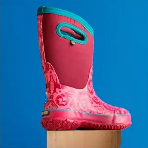 BOGS enchanted deer waterproof winter snow boots, kids girls 3