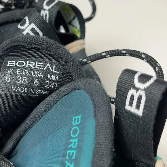 Boreal Womens 6 Lynx Leather Upper Padded Tongue Climbing Shoes
