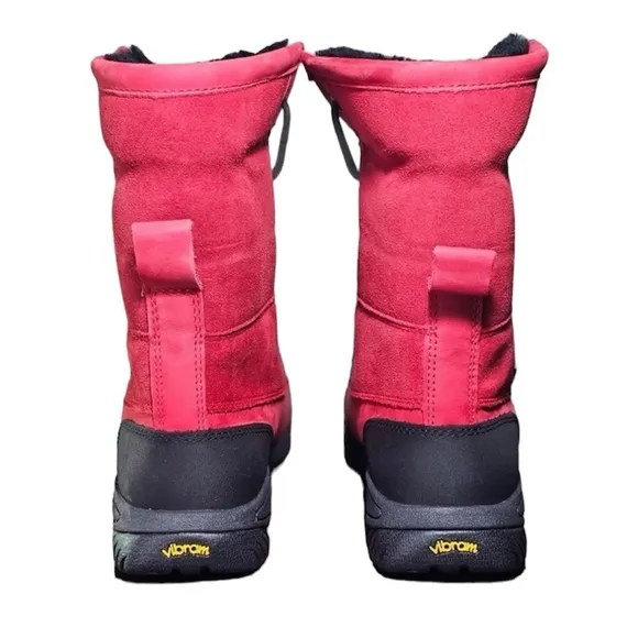 🦋box UGG Australia Butte Mono Lace Up BootsWaterproof Vibram Men's Red size-12