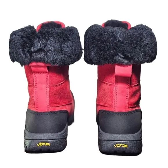 🦋box UGG Australia Butte Mono Lace Up BootsWaterproof Vibram Men's Red size-12