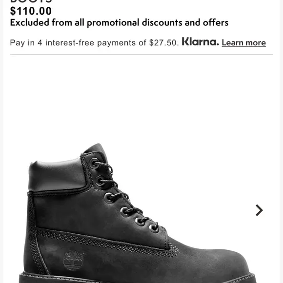 Boys Timberland waterproof boots SZ5
