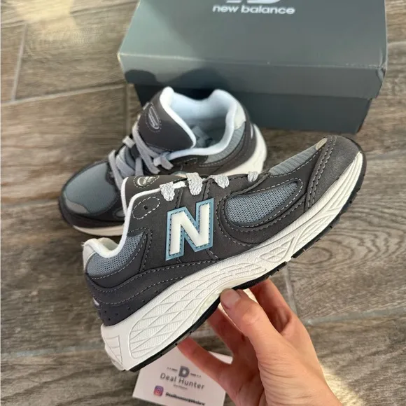 Brand New New Balance 2002R ‘Steel Lead’ Preschool Kids Shoes