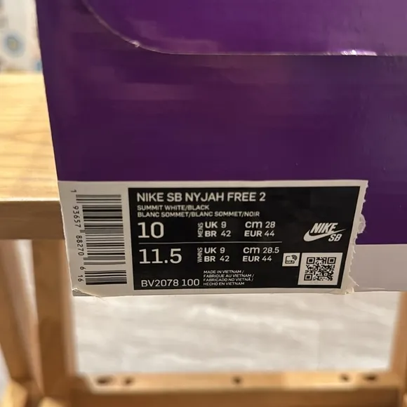 Brand New Nike SB NYJAH FREE 2. Size 10