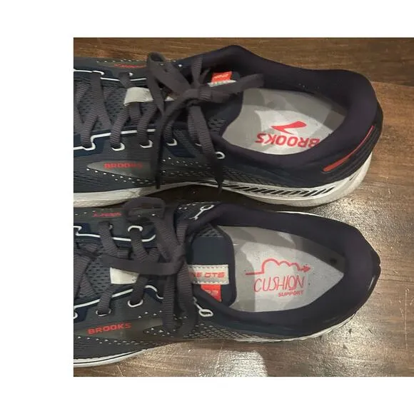 Brooks Adrenaline GTS 22 Mens Shoes Gray Running Athletic Sneakers Size 13 Wide