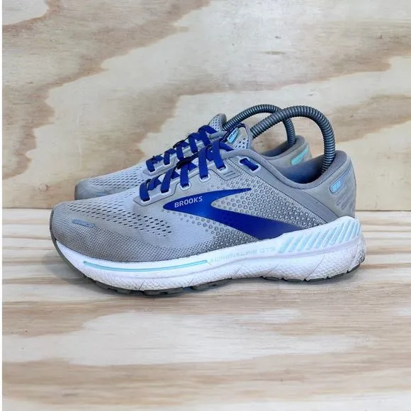 Brooks - Adrenaline GTS 22 - Running Shoes - Gray - Women's -7(2E) - 1203532E045