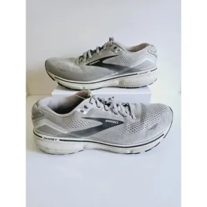 Brooks Ghost 15 Grey Gray Athletic Running Sneakers Shoes 11 EE 2EE Wide