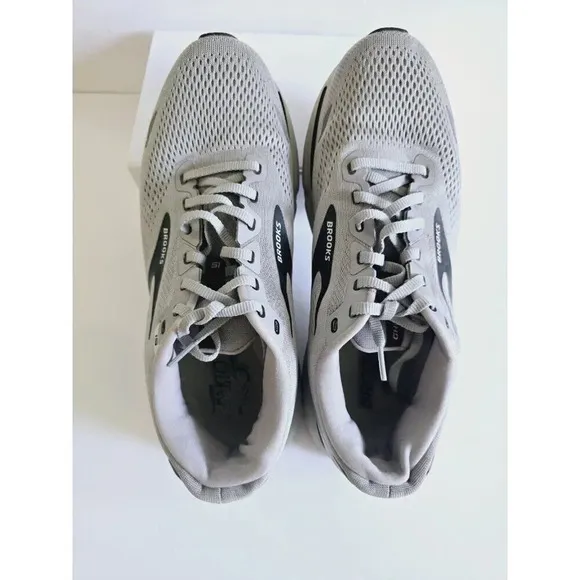 Brooks Ghost 15 Grey Gray Athletic Running Sneakers Shoes 11 EE 2EE Wide