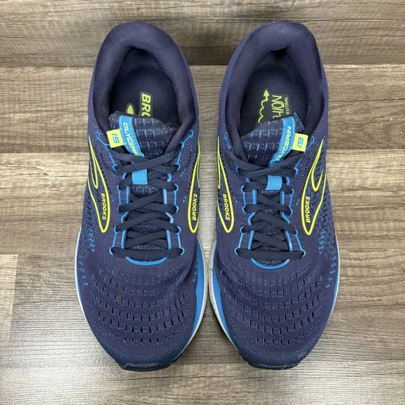 Brooks Glycerin 19 Blue Mens US Size 10 Wide EUR 44 1103562E443 Running Shoes
