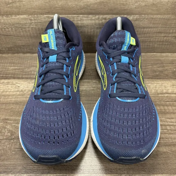 Brooks Glycerin 19 Blue Mens US Size 10 Wide EUR 44 1103562E443 Running Shoes