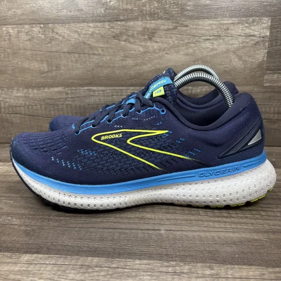 Brooks Glycerin 19 Blue Mens US Size 10 Wide EUR 44 1103562E443 Running Shoes