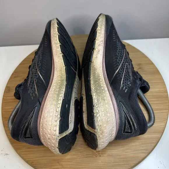 Brooks Glycerin 19 Womens Size 7.5 D Wide Shoes Black Athletic Running Sneakers