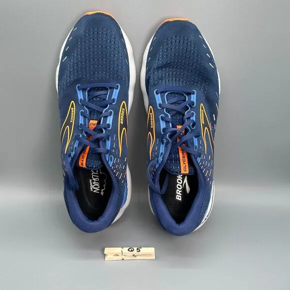 Brooks Glycerin GTS 20 Men's 14 D Blue Athletic Shoes Lace Up Low Shoes Sneakers