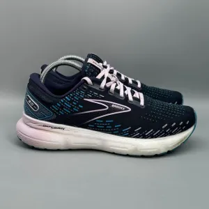 Brooks Glycerin Gts 20 Women's 10 Blue Athletic Shoes Lace Up Running Sneakers