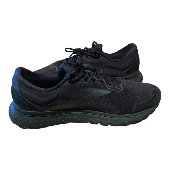 Brooks Mens Glycerin 18 Running Shoes Triple Black Size 13
