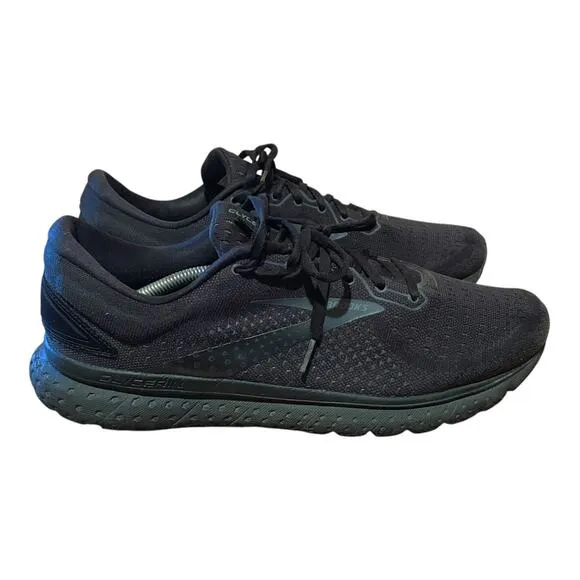 Brooks Mens Glycerin 18 Running Shoes Triple Black Size 13